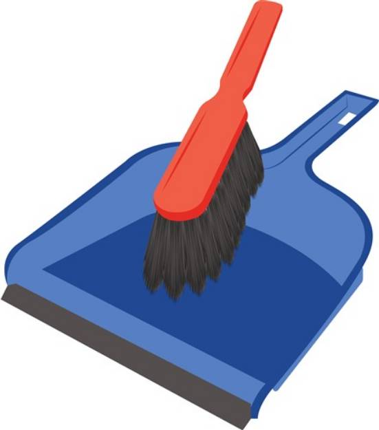 Picture of Dust Pan SVG File