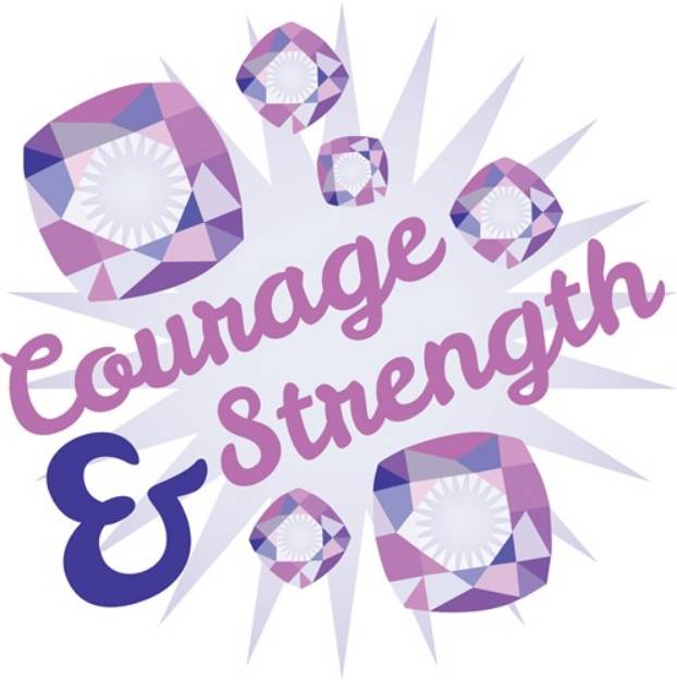 Picture of Courage & Strength SVG File