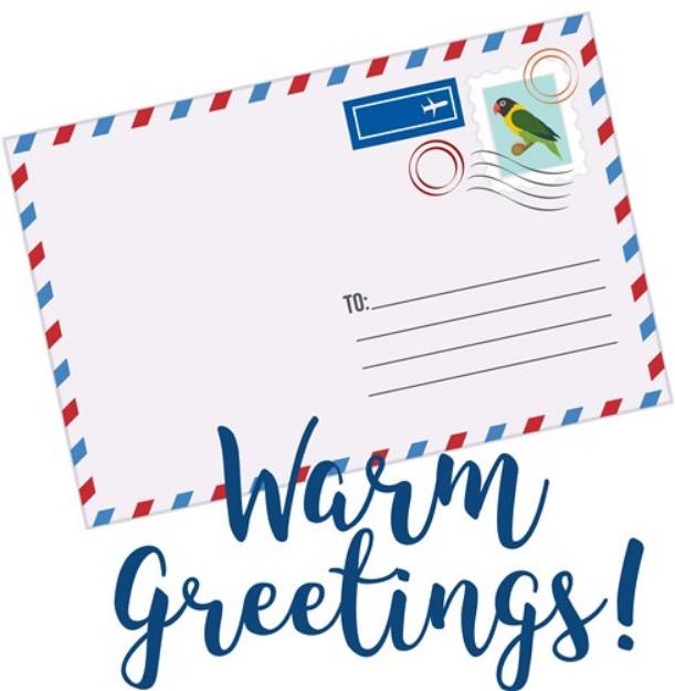 Picture of Warm Greetings SVG File