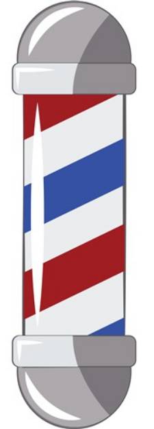 Picture of Barber Pole SVG File