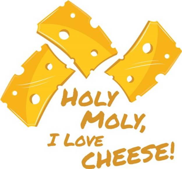 Picture of I Love Cheese SVG File