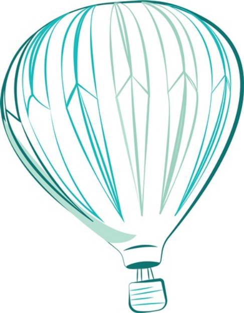 Picture of Hot Air Balloon SVG File