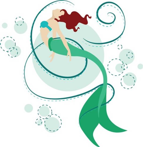 Picture of Mermaid SVG File