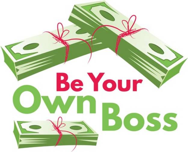 Picture of Be Your Own Boss SVG File