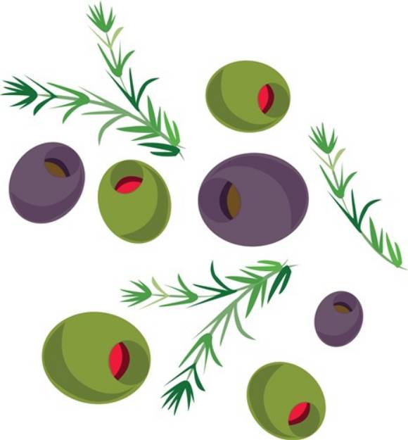 Picture of Olives SVG File