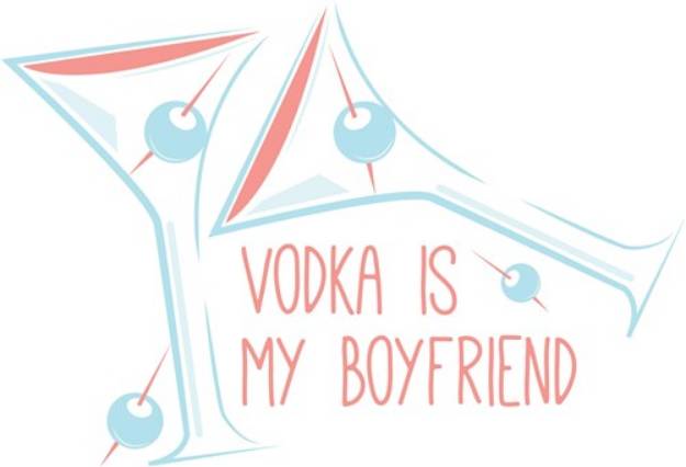 Picture of Vodka Boyfriend SVG File