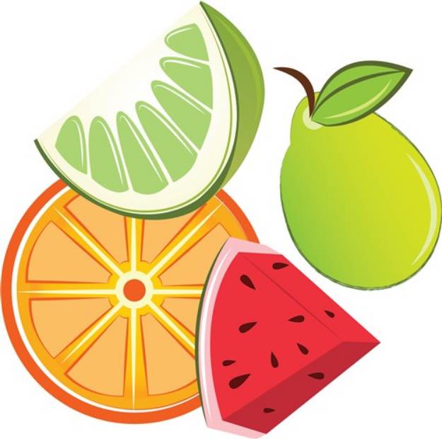 Picture of Sliced Fruit SVG File