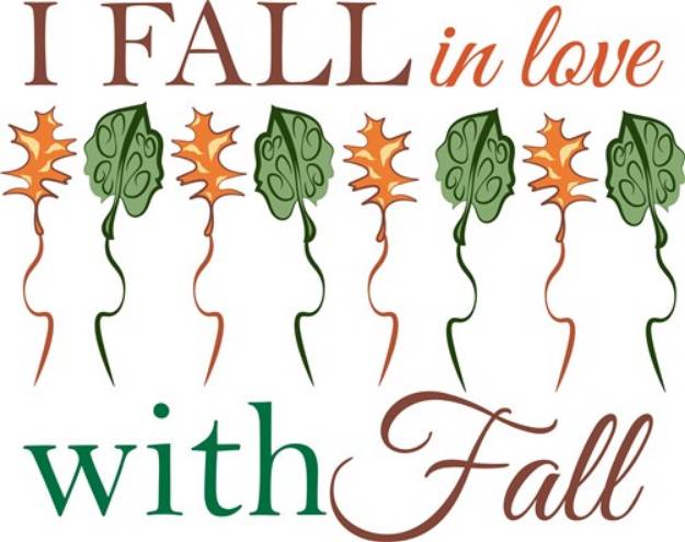 Picture of Fall In Love With Fall SVG File