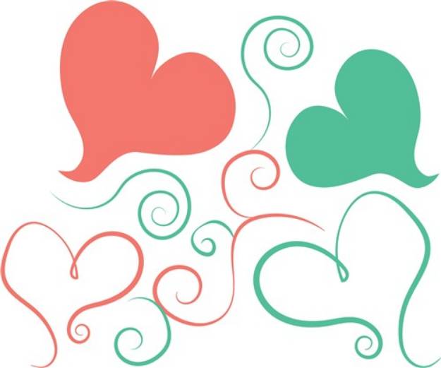 Picture of Hearts SVG File