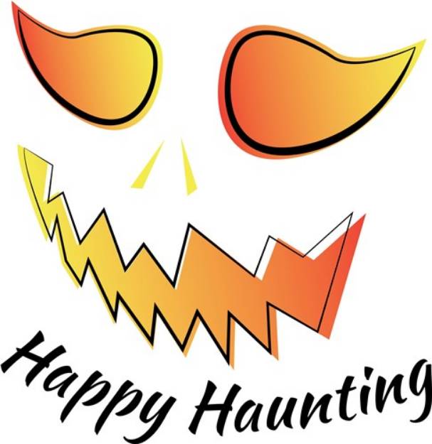 Picture of Happy Haunting SVG File