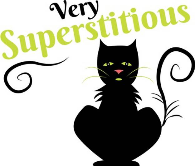 Picture of Very Superstitious SVG File