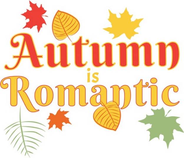 Picture of Autumn Is Romantic SVG File