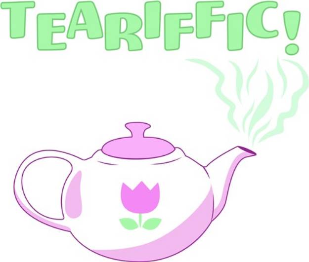 Picture of TEAriffic Teapot! SVG File