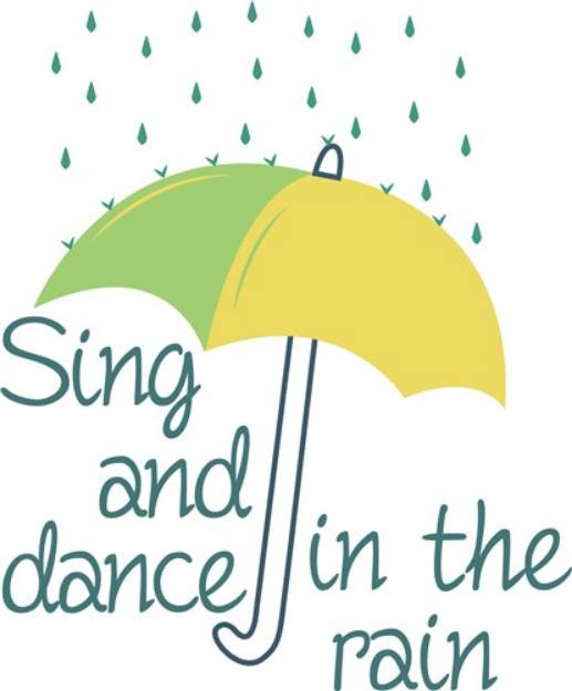 Picture of Dance In The Rain SVG File