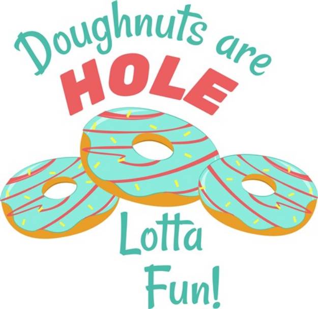 Picture of Doughnut Holes SVG File