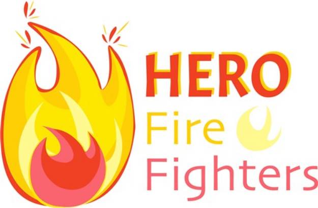 Picture of Hero Fire Fighters SVG File