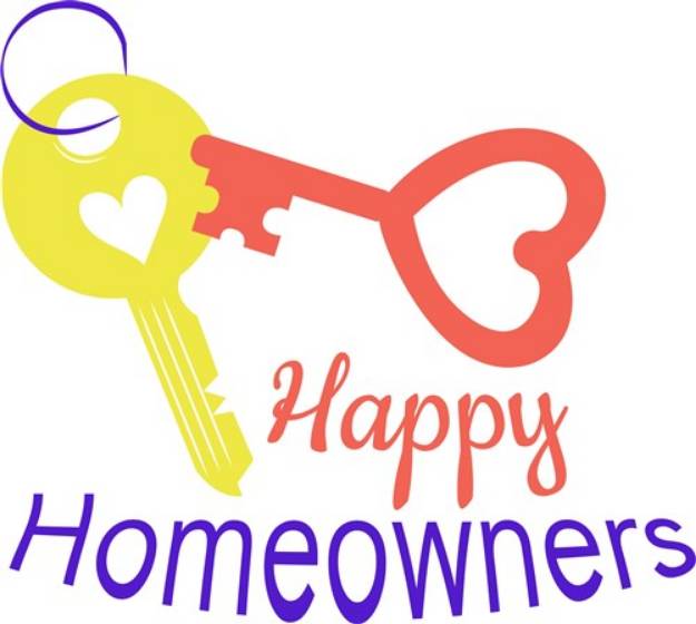 Picture of Happy Homeowners SVG File