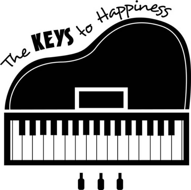 Picture of The Keys To Happiness SVG File