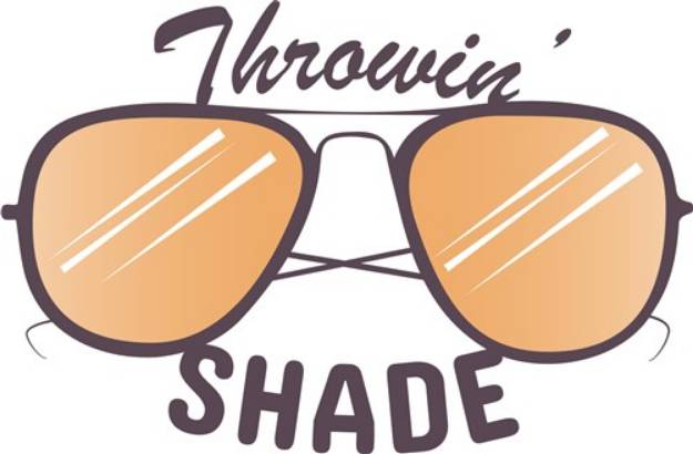 Picture of Throwin Shade SVG File