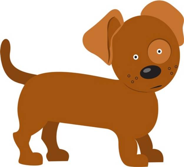 Picture of Puppy Dog SVG File