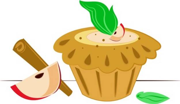 Picture of Apple Muffin SVG File