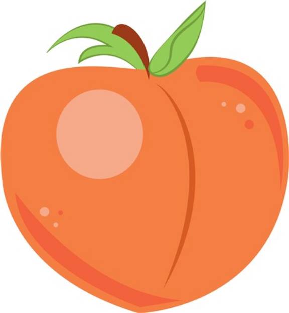 Picture of Peach SVG File