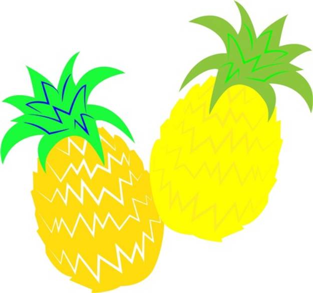 Picture of Sweet Pineapples SVG File