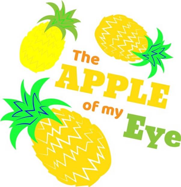 Picture of The Apple Of My Eye SVG File