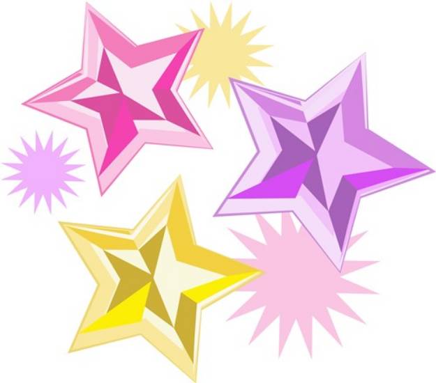 Picture of Stars & Starbursts SVG File