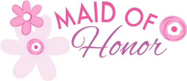 Picture of Maid Of Honor SVG File