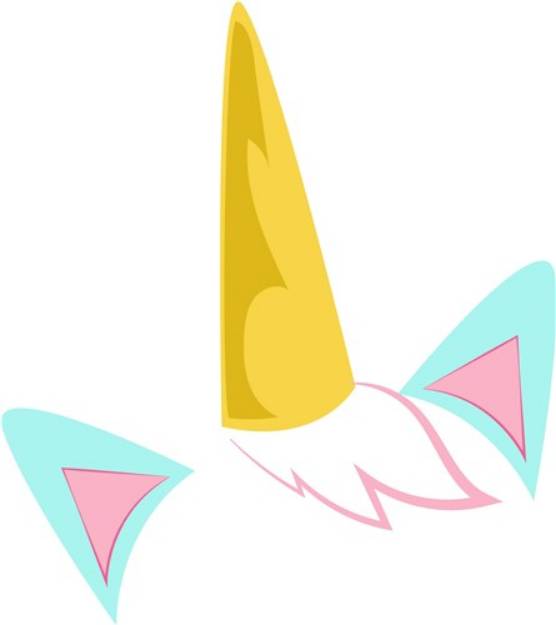 Picture of Unicorn Horn SVG File