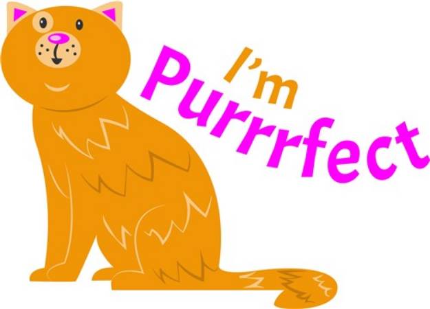 Picture of Im Purrrfect SVG File