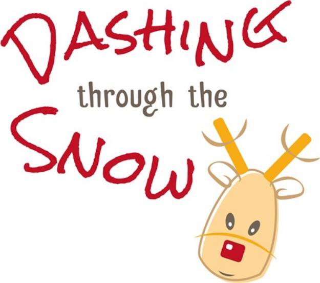 Picture of Dashing Through The Snow SVG File