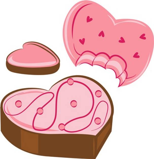 Picture of Valentines Day Candy Hearts SVG File