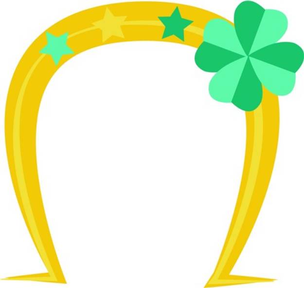 Picture of St. Patricks Day Horseshoe SVG File