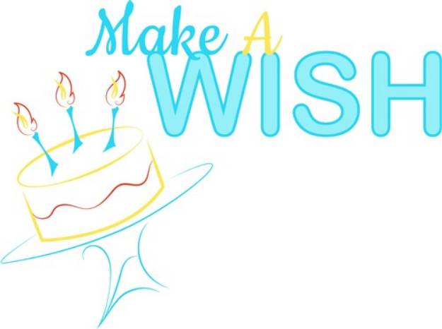 Picture of Make A Wish SVG File