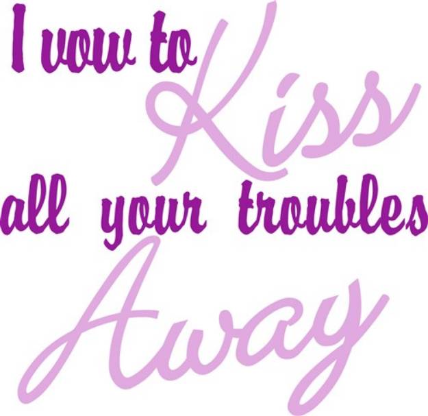 Picture of Vow To Kiss SVG File