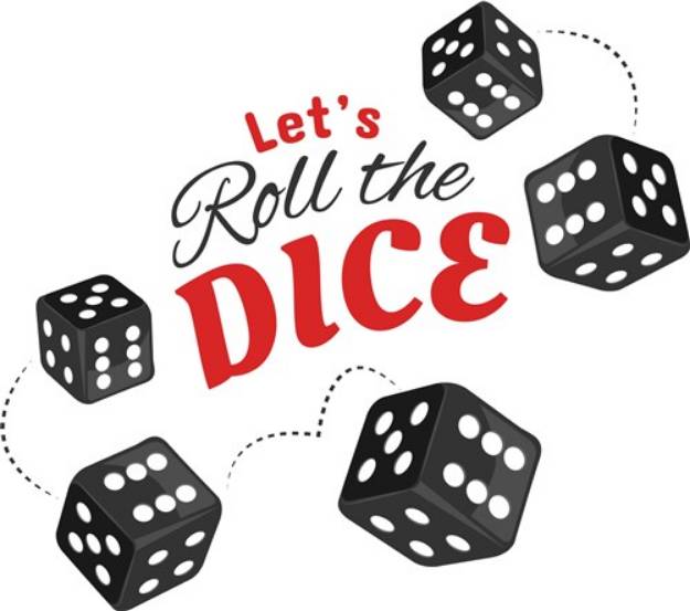 Picture of Roll The Dice SVG File