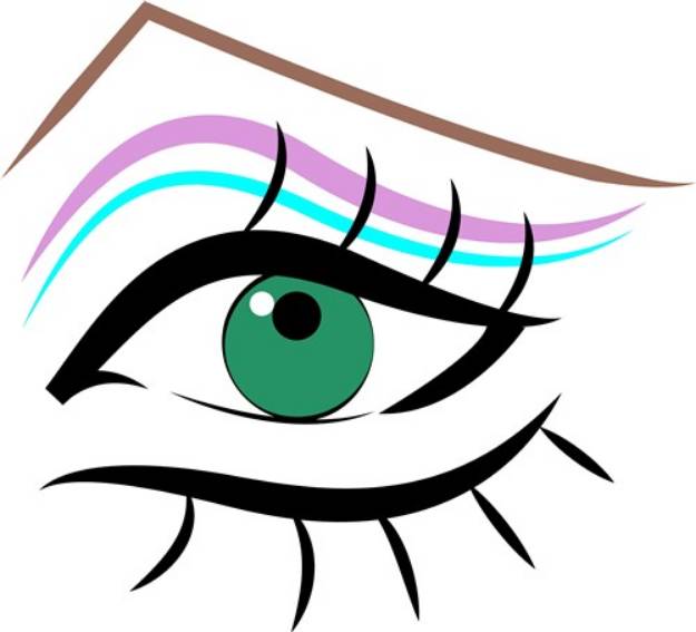 Picture of Female Eye SVG File