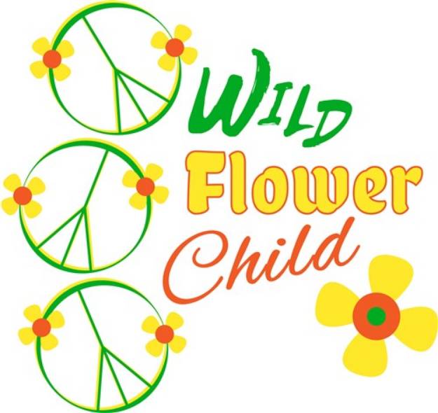 Picture of Flower Child SVG File