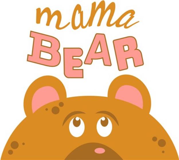 Picture of Mama Bear SVG File