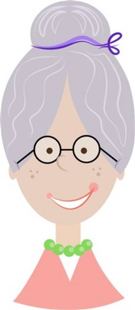 Picture of Grandma SVG File