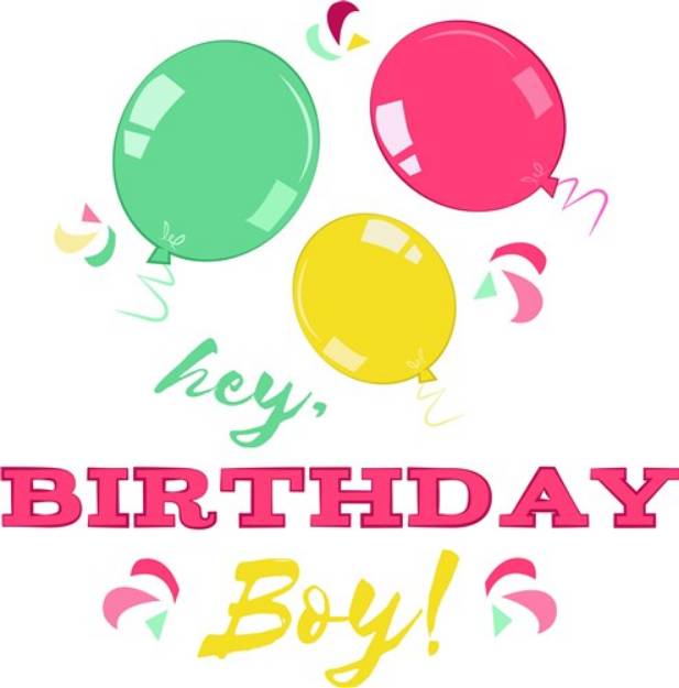 Picture of Birthday Boy SVG File