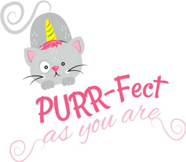 Picture of Purrfect As You Are SVG File