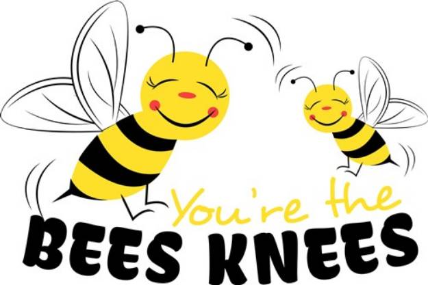 Picture of Bee You re The Bees Knees SVG File