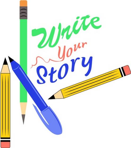 Picture of Write Your Story SVG File