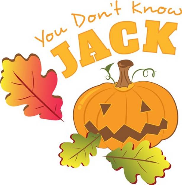 Picture of Fall Pumpkin You Don t Know Jack SVG File