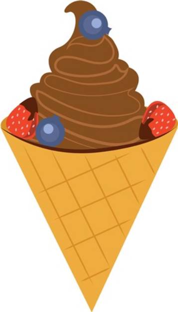 Picture of Frozen Yogurt SVG File