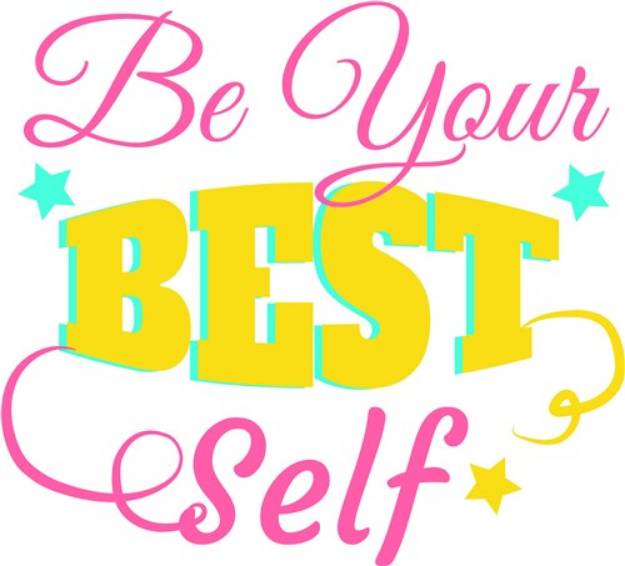 Picture of Affirmation Be Your Best Self SVG File