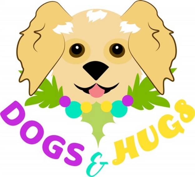 Picture of Dogs & Hugs SVG File